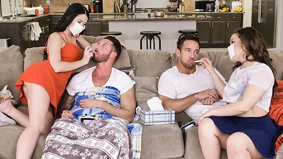 DaughterSwap – Alex Coal And Kimber Woods – Flu Shot Floozies, PervTube.net