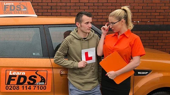 FakeDrivingSchool – Georgie Lyall – Exam failure leads to hot car sex, PervTube.net