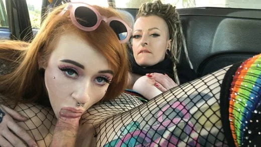 [FakeTaxi] Azura Alii, Piggy Mouth (Filthy ass fucking threesome / 05.01.2019)