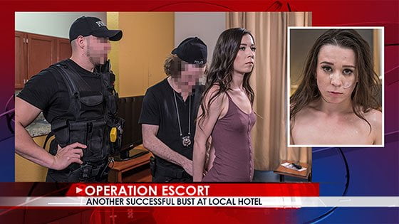 OperationEscort &#8211; Ariel Grace &#8211; Another Successful Bust At Local Hotel E02, PervTube.net