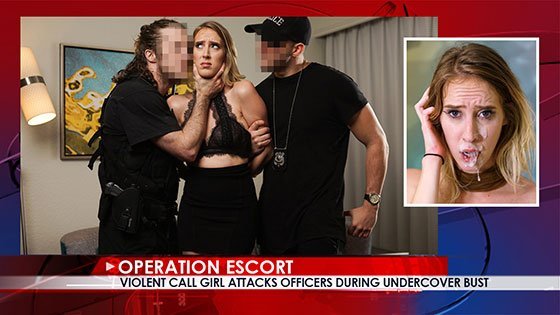 OperationEscort &#8211; Cadence Lux &#8211; Violent Call Girl Attacks Officers During Undercover Bust E22, PervTube.net