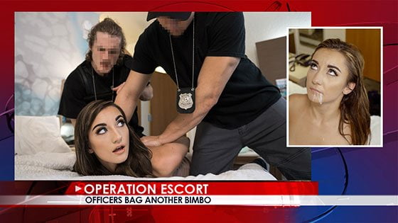 OperationEscort &#8211; Jade Amber &#8211; Officers Bag Another Bimbo, PervTube.net