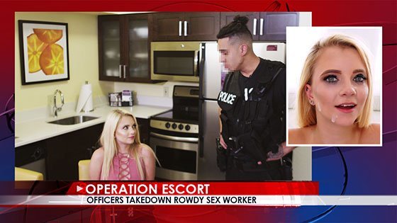 OperationEscort &#8211; Riley Star &#8211; Officers Takedown Rowdy Sex Worker, PervTube.net