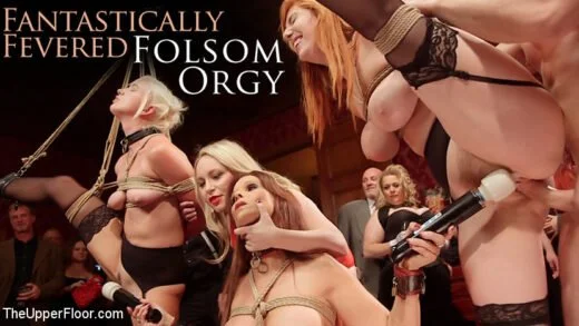 TheUpperFloor – Syren de Mer, Eliza Jane, Aiden Starr And Lauren Phillips – Fantastically Fevered Folsom Orgy