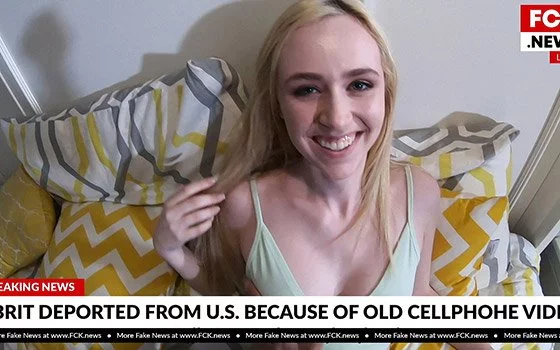 BangFakeNews – Candy White, Candy Whites Boyfriend Gets Deported From A Crazy Sex Tape, PervTube.net