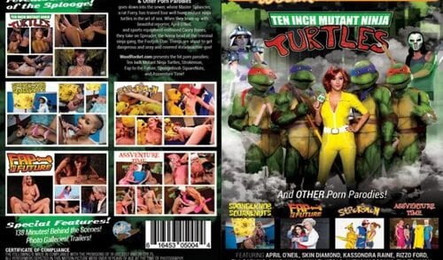 WoodRocket - Ten Inch Mutant Ninja Turtles And Other Porn Parodies (2016)