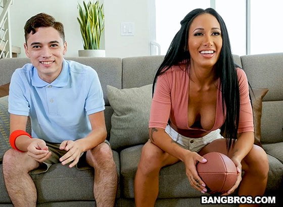 BangBrosClips &#8211; Amia Miley, Football Night Turns Into Fuck Night, PervTube.net