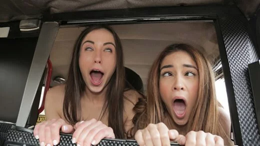 [FakeTaxi] Ginebra Bellucci, Anastasia Brokelyn (Cheeky Spanish Lesbians fuck Cabbie / 03.18.2020)