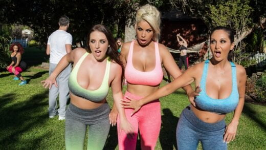 BrazzersExxtra – Bridgette B, Ava Addams And Angela White – Chasing That Big D