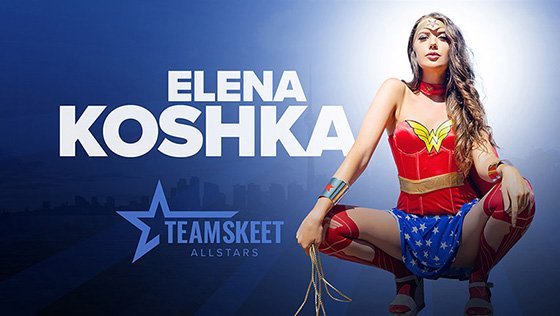 TeamSkeetAllStars &#8211; Elena Koshka &#8211; A Night with Wonder Woman, PervTube.net