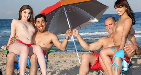 DaughterSwap – Gina Valentina And Kobi Brian – Beach Bait And Switch 2, PervTube.net