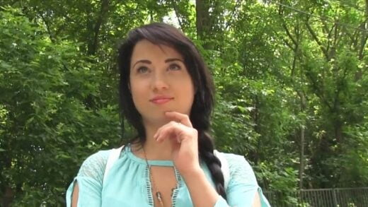 PublicAgent – Taissia Shanti – Sexy black haired russian fucked in the woods