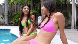 FamilyTherapy &#8211; Violet Myers And Ella Cruz &#8211; Latina Sisters Catch Dad Spying, PervTube.net