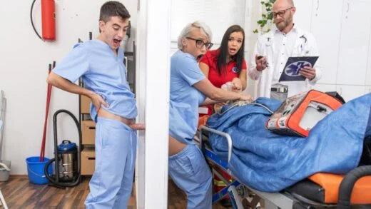 BrazzersExxtra – Angel Wicky – Nurse Gets A Glory Hole Ass Fuck