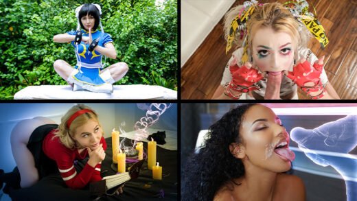 TeamSkeetSelects – Alexa Nova, Bella Rose, Nova Cane And Lily Lane – Halloween Sluts Compilation