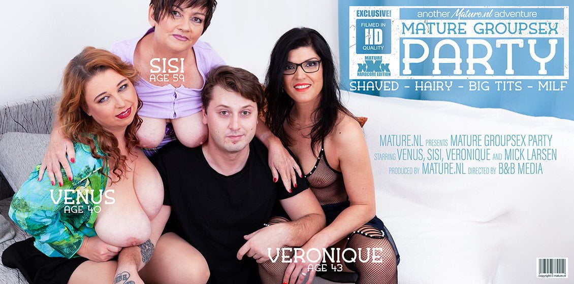 MatureNL &#8211; Sisi, Venus And Veronique &#8211; A Mature Groupsex Party, PervTube.net