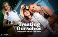 TransFixed – Christy Love, Ella Hollywood And Shiri Allwood – Treating Ourselves