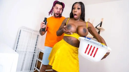 FakehubOriginals – Ebony Mystique – Clean My Panties!