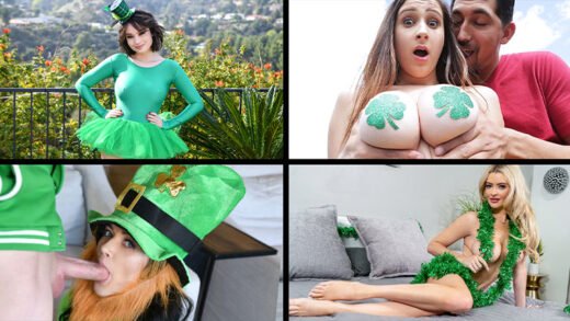 TeamSkeetSelects – Cassidy Banks, Liv Wild, Maddy O’Reilly And Linzee Ryder – Feelin’ Green, Feelin’ Irish