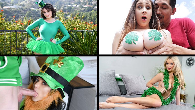 TeamSkeetSelects &#8211; Cassidy Banks, Liv Wild, Maddy O&#8217;Reilly And Linzee Ryder &#8211; Feelin&#8217; Green, Feelin&#8217; Irish, PervTube.net