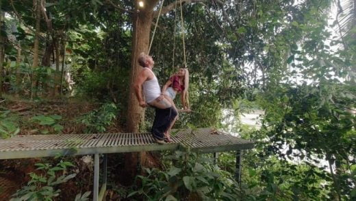 Lustery – Spice – Outdoor Anal On A Swing By The River E599