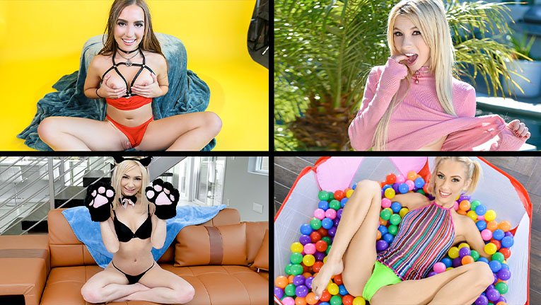 TeamSkeetSelects &#8211; Kimmy Kim, Bailey Base, Aria Carson And Kenzie Reeves &#8211; An Adorable Compilation, PervTube.net