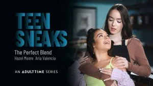 TeenSneaks – Laney Grey And Lily Larimar – Teach Me How To Kiss, PervTube.net
