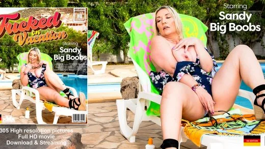 MatureNL – Sandy Big Boobs –  Hot Milf Sandy Big Boobs Fucks A Stranger By The Pool