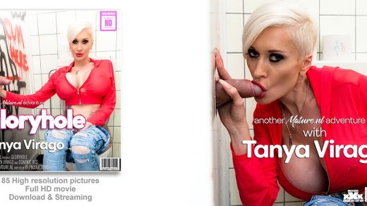 MatureNL - Tanya Virago - Big Breasted MILF Tanya Virago Loves To Suck Cocks Through A Gloryhole