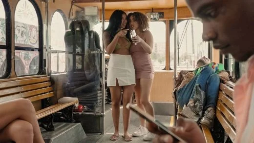 RKPrime – Kira Perez And Ameena Greene – The Fucking Public Bus Threesome