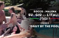 RoccoSiffredi – Malena Nazionale And Christie Dom – Orgy By The Pool