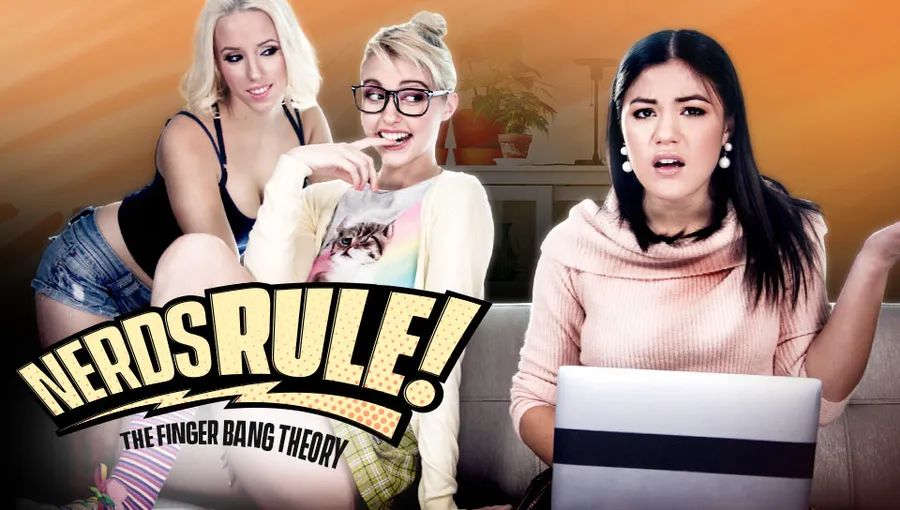 GirlsWay &#8211; Chloe Cherry, Kendra Spade And Aspen Romanoff &#8211; Nerds Rule!: The Finger Bang Theory, PervTube.net