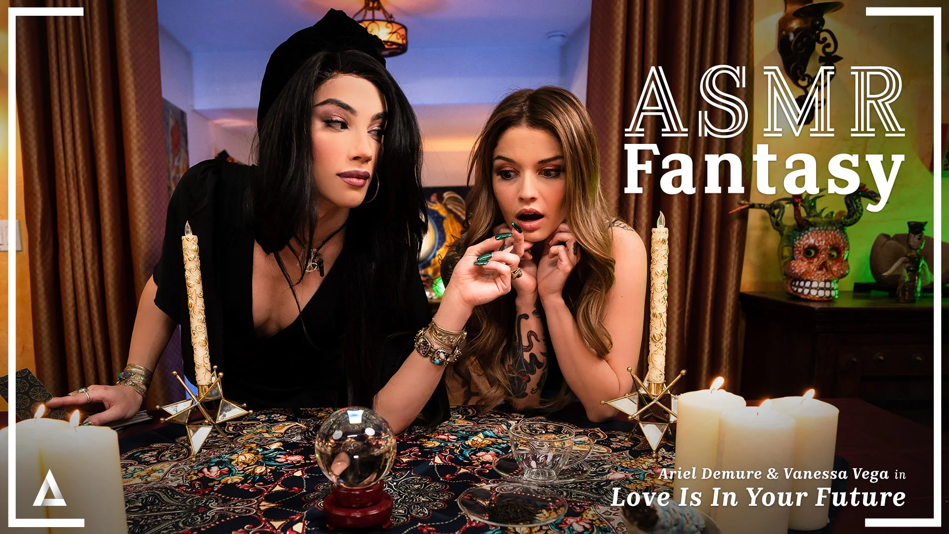 ASMRFantasy &#8211; Vanessa Vega And Ariel Demure &#8211; Love Is In Your Future, PervTube.net