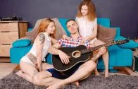 FirstBGG – Baby Bamby And Ruslana Chili – Unexpected Double Blowjob