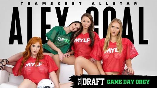 TeamSkeetAllStars – Alex Coal, Jasmine Daze, Lauren Phillips And Pristine Edge – The Draft: Game Day Orgy