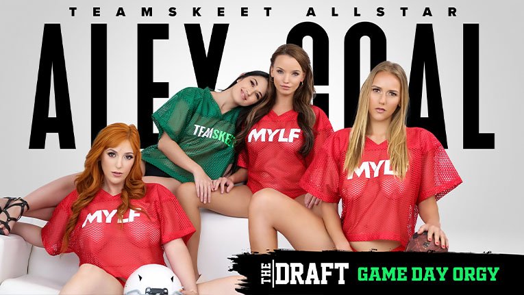 TeamSkeetAllStars &#8211; Alex Coal, Jasmine Daze, Lauren Phillips And Pristine Edge &#8211; The Draft: Game Day Orgy, PervTube.net