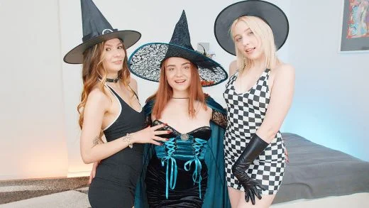 BeautyAngels – Altera Pars, Kira Viburn And Nansy Small – Halloween Lesbian Sex Night