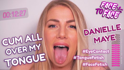 TheJerkOffGames – Danielle Maye – Cum All Over My Tongue