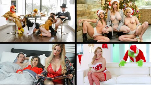 MylfSelects – Kat Dior, Brooklyn Chase, Dee Williams And Casca Akashova – Holiday Fun With MILFs Compilation