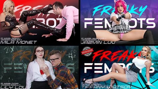 TeamSkeetSelects – Tiffany Watson, Jazmin Luv, Lily Lou And Charma Kelly – Best Of Freaky Fembots