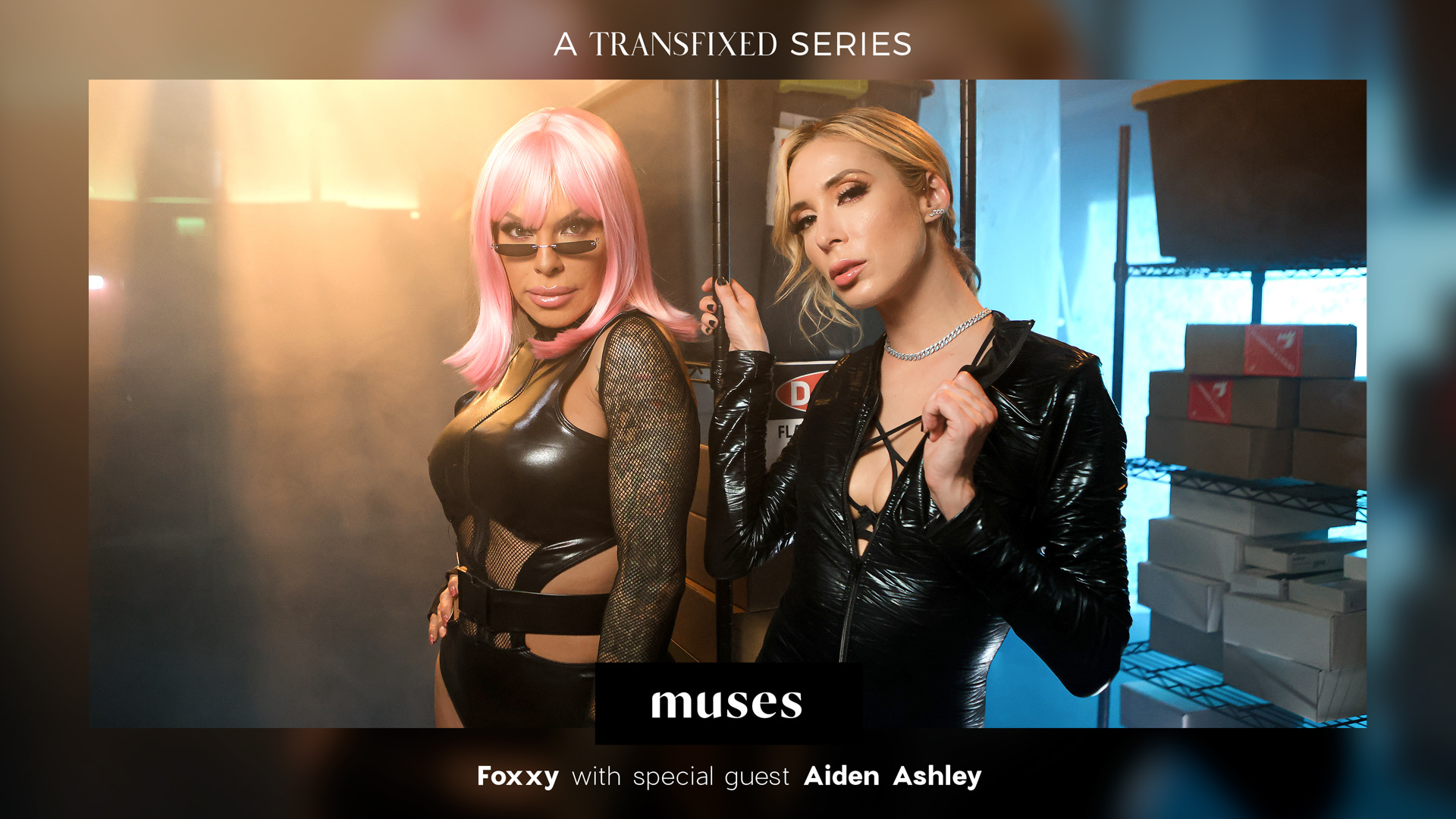 Transfixed &#8211; TS Foxxy And Aiden Ashley &#8211; MUSES, PervTube.net