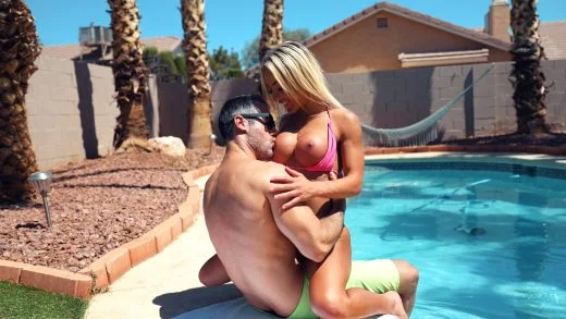 RiggsFilms – Fit Kitty – Brock And Kitty By The Pool