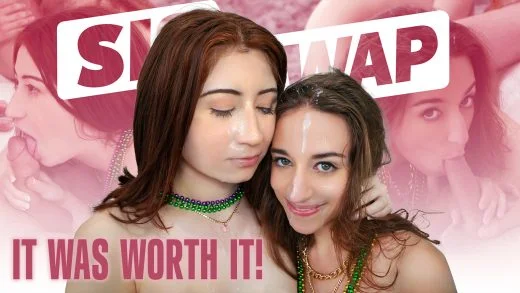 SisSwap – Venice Rose And Ava Davis – Mardi Gras Swap