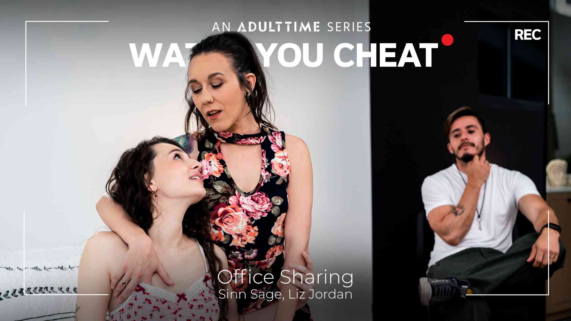 WatchYouCheat &#8211; Sinn Sage And Liz Jordan &#8211; Office Sharing, PervTube.net