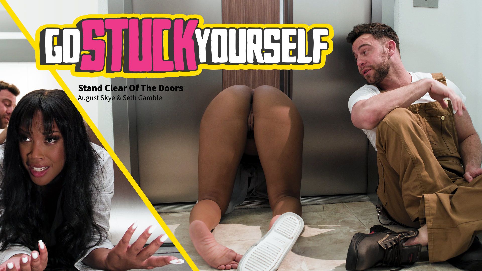 GoStuckYourself &#8211; August Skye &#8211; Stand Clear Of The Doors, PervTube.net