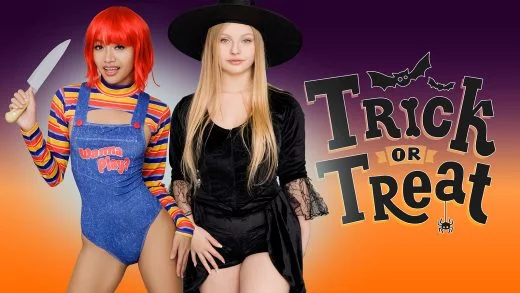 DadCrush – Jade Kimiko And Kylie Shay – Trick Or Threesome