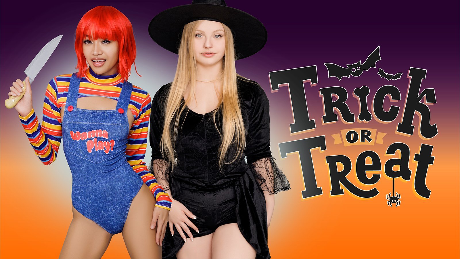 DadCrush &#8211; Jade Kimiko And Kylie Shay &#8211; Trick Or Threesome, PervTube.net