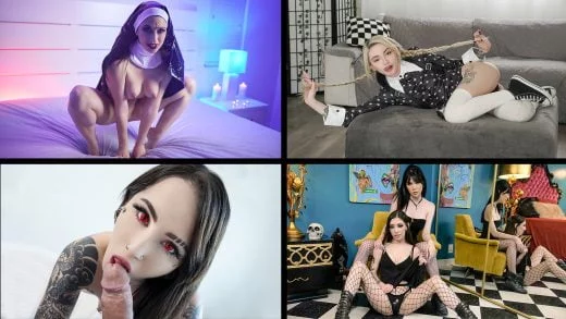 TeamSkeetSelects – Spooky Goth Babes Compilation