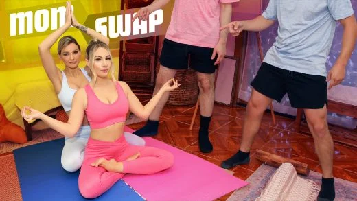 MomSwap – Bunny Madison And Kenzie Taylor – Tantric Sex Yoga Retreat