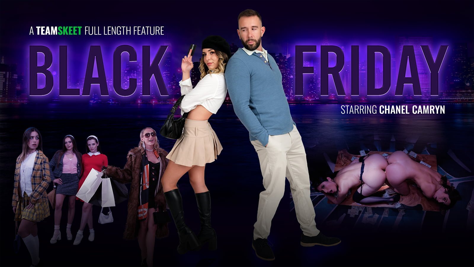 TeamSkeetFeatures &#8211; Aften Opal, Penelope Woods, Aubree Valentine, Chanel Camryn And Crystal Clark &#8211; Black Friday, PervTube.net